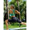 imageRUNNING GIRL Sports Bra for Women High Support CrissCross Back Padded Strappy Sports Bras Yoga Bra with Removable Cups1whitepinkgreen