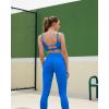 imageRUNNING GIRL Sports Bras for WomenSquare Neck Sports Bra High Support Yoga Bra Workout Crop Top with Built in Bra1brillant Blue