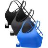 3pack Black/Grey/Blue