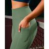 imageRUNNING GIRL High Waisted Leggings for WomenTummy Control Workout Yoga Pants with Pockets Compression Pants Buttery SoftAgreen