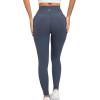 imageRUNNING GIRL High Waisted Leggings for WomenTummy Control Workout Yoga Pants with Pockets Compression Pants Buttery SoftAgrey