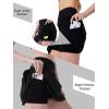 imageRUNNING GIRL Plain Tennis Skirt for Women High Waist with Pockets Inner Short Casual Athletic Golf Skort Workout SportBlack