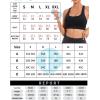 imageRUNNING GIRL High Impact Sports Bras for Women  Scoop Neck Strappy Sports Bra High Support Moulded Cup Workout BraAblack