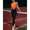 imageRUNNING GIRL High Impact Sports Bras for Women  Scoop Neck Strappy Sports Bra High Support Moulded Cup Workout BraAorange