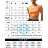 imageRUNNING GIRL High Impact Sports Bras for Women  Scoop Neck Strappy Sports Bra High Support Moulded Cup Workout BraAorange