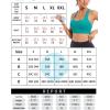 imageRUNNING GIRL High Impact Sports Bras for Women  Scoop Neck Strappy Sports Bra High Support Moulded Cup Workout BraAstorm Teal