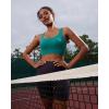imageRUNNING GIRL High Impact Sports Bras for Women  Scoop Neck Strappy Sports Bra High Support Moulded Cup Workout BraAstorm Teal