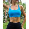 imageRUNNING GIRL High Impact Sports Bras for Women  Scoop Neck Strappy Sports Bra High Support Moulded Cup Workout BraBbright Blue