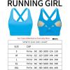 imageRUNNING GIRL Sports Bra for Women High SupportMolded Cup Strappy Running Sports Bras Workout Yoga BraBright Blue