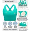 imageRUNNING GIRL Sports Bra for Women High SupportMolded Cup Strappy Running Sports Bras Workout Yoga BraBright Green