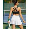 imageRUNNING GIRL Sports Bras for Women High SupportMolded Cup Strappy Running High Impact Sports Bras Workout Yoga BraBlack