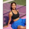 imageRUNNING GIRL Sports Bras for Women High SupportMolded Cup Strappy Running High Impact Sports Bras Workout Yoga BraBlack