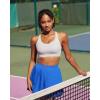 imageRUNNING GIRL Sports Bras for Women High SupportMolded Cup Strappy Running High Impact Sports Bras Workout Yoga BraGrey