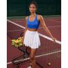 imageRUNNING GIRL Sports Bras for Women High SupportRacerback Molded Cup Sports Bra Workout Yoga BraBlue