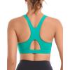 imageRUNNING GIRL Sports Bras for Women High SupportRacerback Molded Cup Sports Bra Workout Yoga BraBright Green