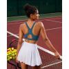 imageRUNNING GIRL Sports Bras for Women High SupportRacerback Molded Cup Sports Bra Workout Yoga BraDark Blue