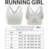 imageRUNNING GIRL Sports Bras for Women High SupportRacerback Molded Cup Sports Bra Workout Yoga BraGrey