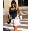 imageRUNNING GIRL Workout Tank Tops for Women Built in Shelf Bras PaddedSleeveless Gym Tops Athletic Yoga ShirtsZblack