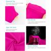 imageRUNNING GIRL Workout Tank Tops for Women Built in Shelf Bras PaddedSleeveless Gym Tops Athletic Yoga ShirtsZhot Pink