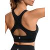imageRUNNING GIRL High Impact Sports Bras for Women High Support Womens Sports Bra Racerback Workout Running BraBlack