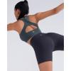 imageRUNNING GIRL High Impact Sports Bras for Women High Support Womens Sports Bra Racerback Workout Running BraDeep Grey