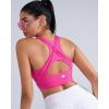imageRUNNING GIRL High Impact Sports Bras for Women High Support Womens Sports Bra Racerback Workout Running BraHot Pink