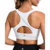imageRUNNING GIRL High Impact Sports Bras for Women High Support Womens Sports Bra Racerback Workout Running BraWhite