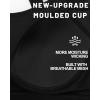 imageRUNNING GIRL Sports Bras for Women High SupportMolded Cup High Impact Sports Bra Racerback Workout Yoga Running BraBlack