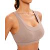 imageRUNNING GIRL Sports Bras for Women High SupportMolded Cup High Impact Sports Bra Racerback Workout Yoga Running BraMica