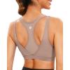imageRUNNING GIRL Sports Bras for Women High SupportMolded Cup High Impact Sports Bra Racerback Workout Yoga Running BraMica