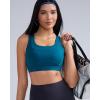 imageRUNNING GIRL Sports Bras for Women High SupportMolded Cup High Impact Sports Bra Racerback Workout Yoga Running BraNavy