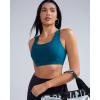 imageRUNNING GIRL Sports Bras for Women High SupportMolded Cup High Impact Sports Bra Racerback Workout Yoga Running BraNavy