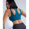 imageRUNNING GIRL Sports Bras for Women High SupportMolded Cup High Impact Sports Bra Racerback Workout Yoga Running BraNavy