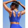 imageRUNNING GIRL Sports Bras for Women High SupportMolded Cup High Impact Sports Bra Racerback Workout Yoga Running BraRoyal Blue