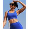 imageRUNNING GIRL Sports Bras for Women High SupportMolded Cup High Impact Sports Bra Racerback Workout Yoga Running BraRoyal Blue