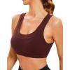 imageRUNNING GIRL Sports Bras for Women High SupportMolded Cup High Impact Sports Bra Racerback Workout Yoga Running BraRust Red
