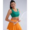 imageRUNNING GIRL Sports Bras for Women High SupportMolded Cup High Impact Sports Bra Racerback Workout Yoga Running BraTeal Green