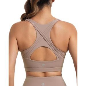 imageRUNNING GIRL High Impact Sports Bras for Women High Support Womens Sports Bra Racerback Workout Running BraMica