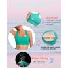 imageRUNNING GIRL High Impact Sports Bras for WomenRacerback Running Bra Workout Crop Tank Tops Longline Sports Bra Push upEbright Green