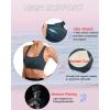 imageRUNNING GIRL High Impact Sports Bras for WomenRacerback Running Bra Workout Crop Tank Tops Longline Sports Bra Push upEdark Grey