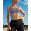 imageRUNNING GIRL High Impact Sports Bras for WomenRacerback Running Bra Workout Crop Tank Tops Longline Sports Bra Push upEpurple