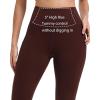 imageRUNNING GIRL Leggings for WomenHigh Waisted Soft Pants Buttery Workout Athletic Compression Yoga PantsRust Red