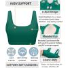 imageRUNNING GIRL Sports Bra for Women High Support Molded Cup High Impact Sports Bras for Women Large Bust3dark Green