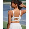 imageRUNNING GIRL Sports Bra for Women High Support Molded Cup High Impact Sports Bras for Women Large Bust3grey