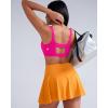 imageRUNNING GIRL Sports Bra for Women High Support Molded Cup High Impact Sports Bras for Women Large Bust3hot Pink