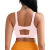 imageRUNNING GIRL Sports Bra for Women High Support Molded Cup High Impact Sports Bras for Women Large Bust3pink