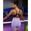imageRUNNING GIRL Sports Bra for Women High Support Molded Cup High Impact Sports Bras for Women with Sewn in PadsBlack