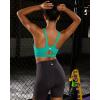 imageRUNNING GIRL Sports Bra for Women High Support Molded Cup High Impact Sports Bras for Women with Sewn in PadsBright Green
