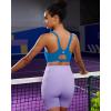 imageRUNNING GIRL Sports Bra for Women High Support Molded Cup High Impact Sports Bras for Women with Sewn in PadsBrilliant Blue