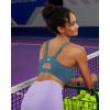 imageRUNNING GIRL Sports Bra for Women High Support Molded Cup High Impact Sports Bras for Women with Sewn in PadsDark Blue